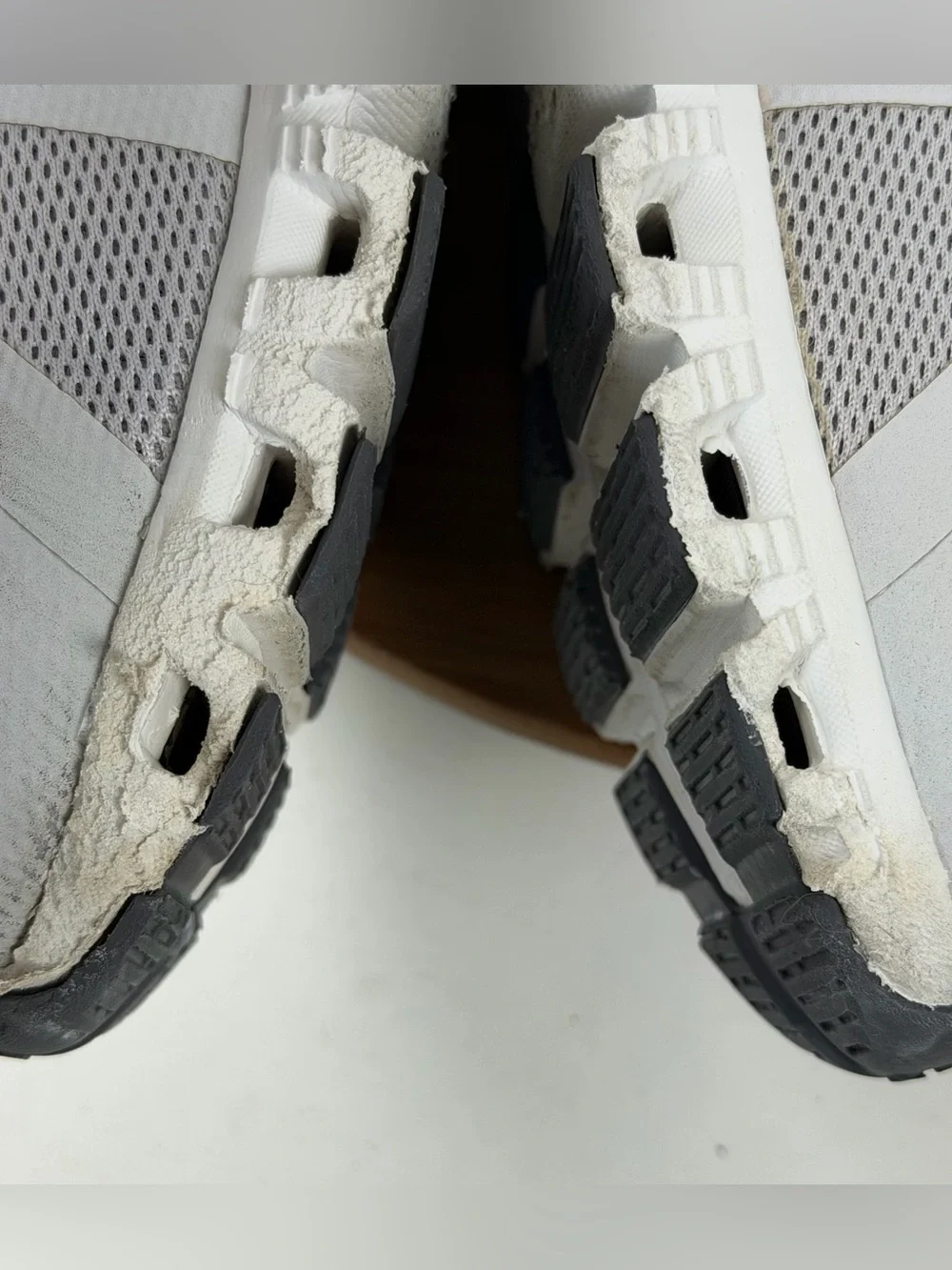 On Running Men's Cloud 5 Sneakers in Light Gray and White